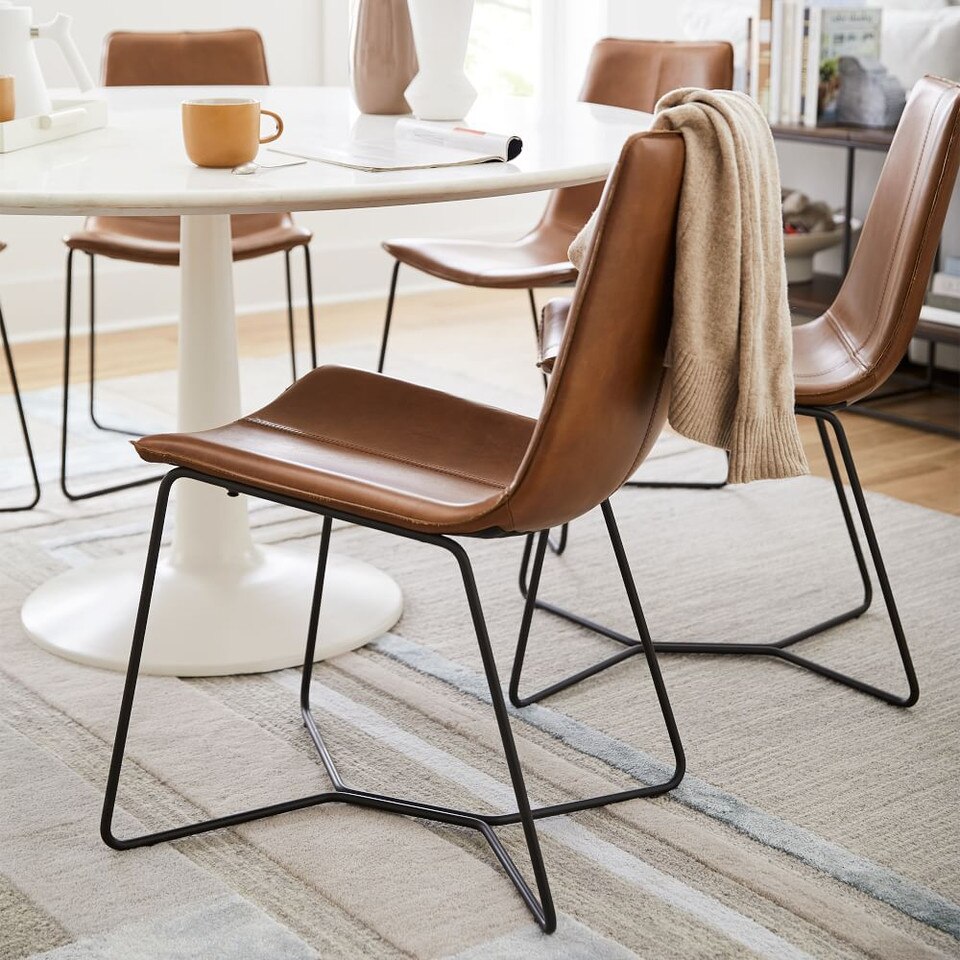 Liv Round Marble Dining Table West Elm UK